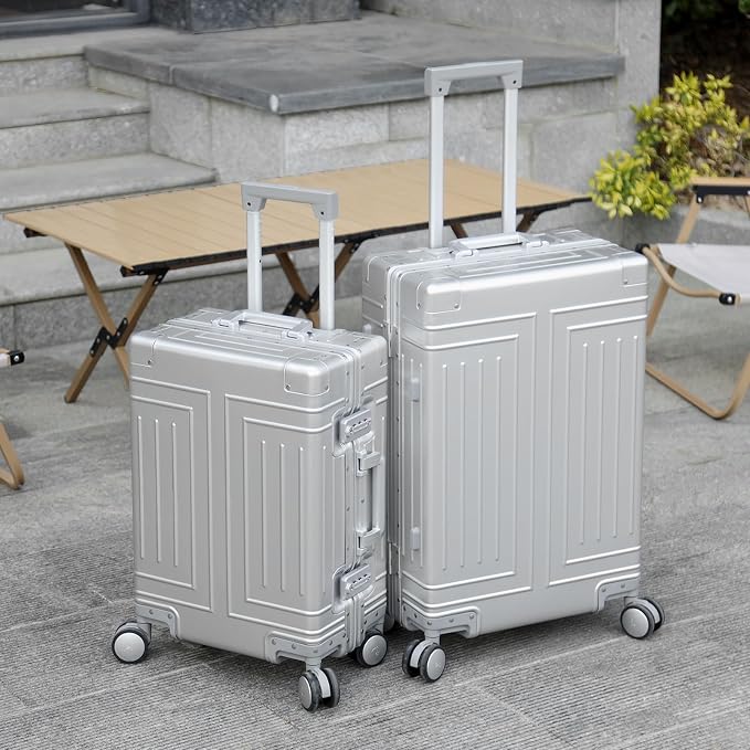 All Aluminum Carry On Luggage，Cut from Whole Aluminum Sheet，22x14x9 Airline - Image 4