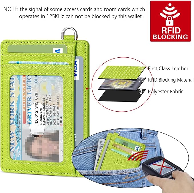 FurArt Slim Minimalist Wallet, Front Pocket Wallets, RFID Blocking, Credit Card - Image 5