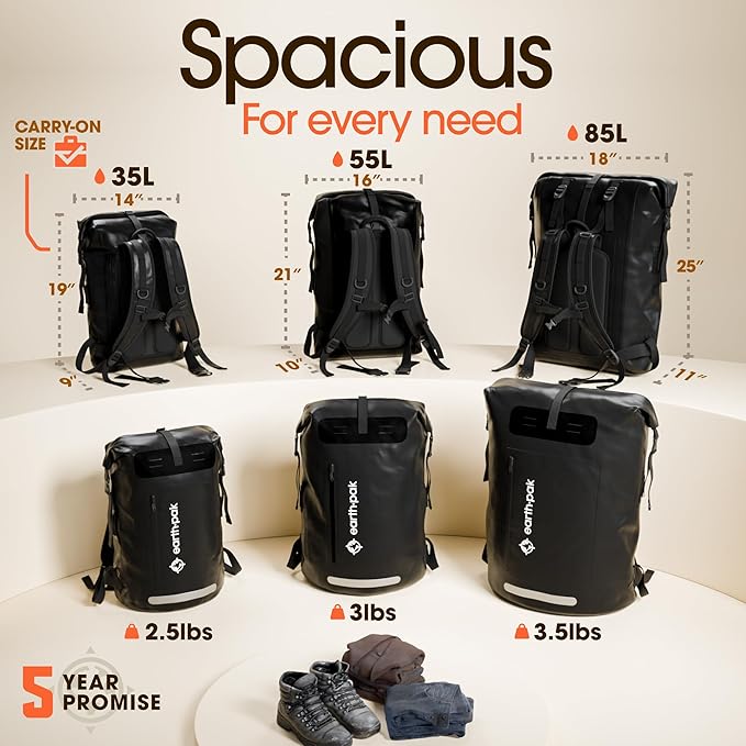 Earth Pak Waterproof Backpack - Image 2