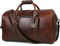 Leather Duffel Bag for Men & Women Travel, Gym Bag by AARONLEATHERGOODS%C2%AE