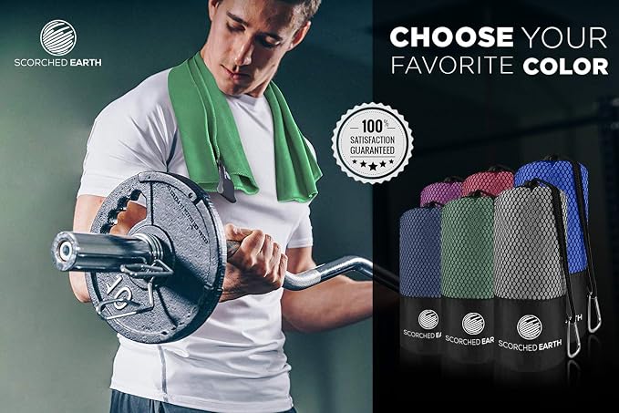 ScorchedEarth Microfiber Travel & Sports Towel Set - Image 7