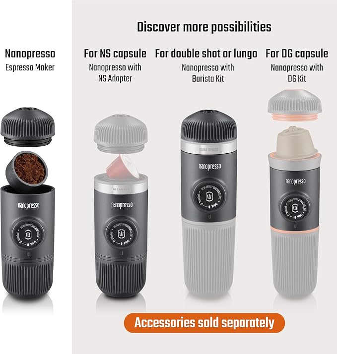 WACACO Nanopresso Portable Espresso Maker Bundled - Image 2