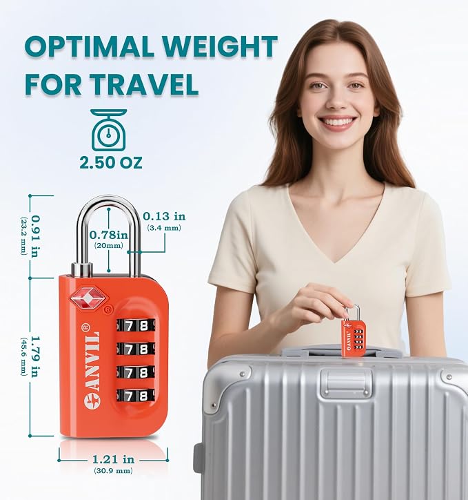 ANVIL TSA Approved Luggage Lock - Image 5