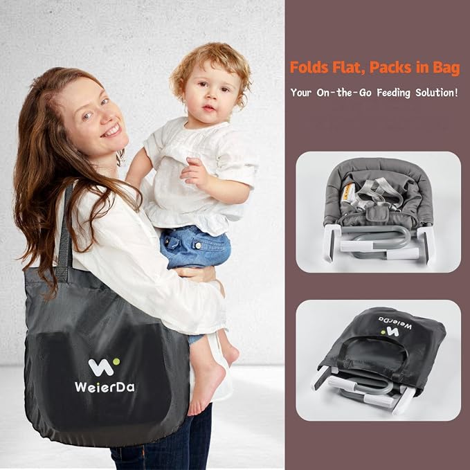 Hook On High Chair Portable & Foldable - Image 4