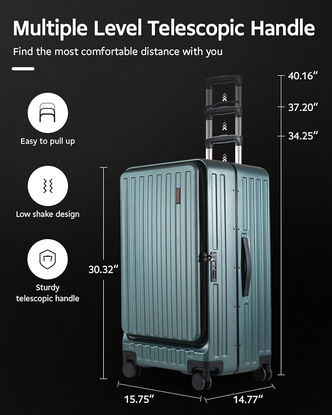 Checked Luggage, Large Suitcase 29 Inch Trunk Luggage - Image 9