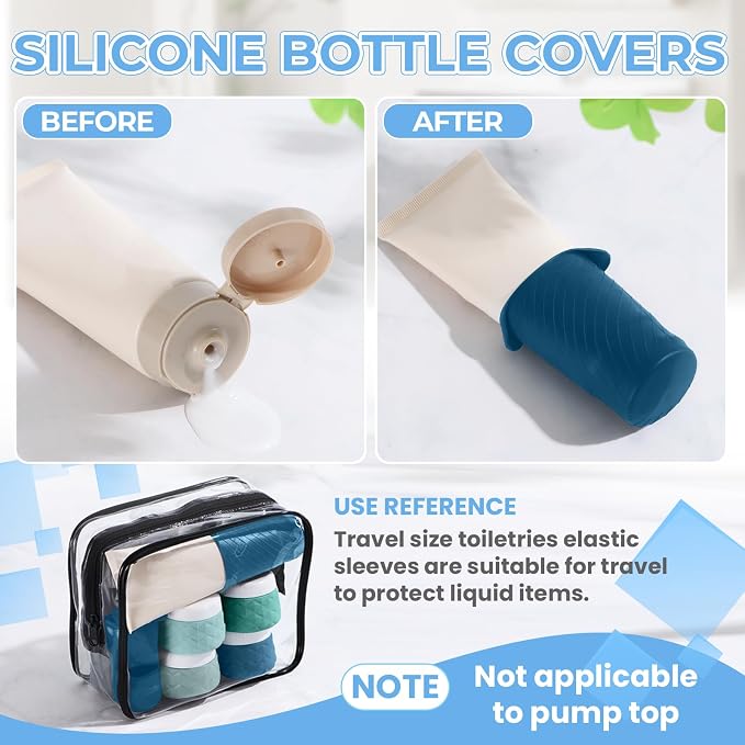 16Pack Travel Bottles for Toiletries, TSA Approved Travel Size Toiletries - Image 6