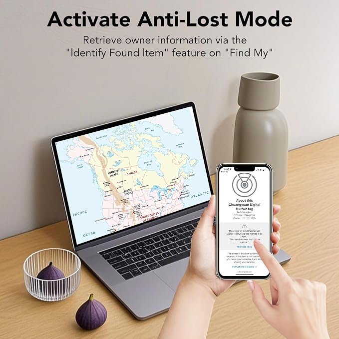 Bluetooth Tracker Tag for Apple Find My, GPS Tracker - Image 5