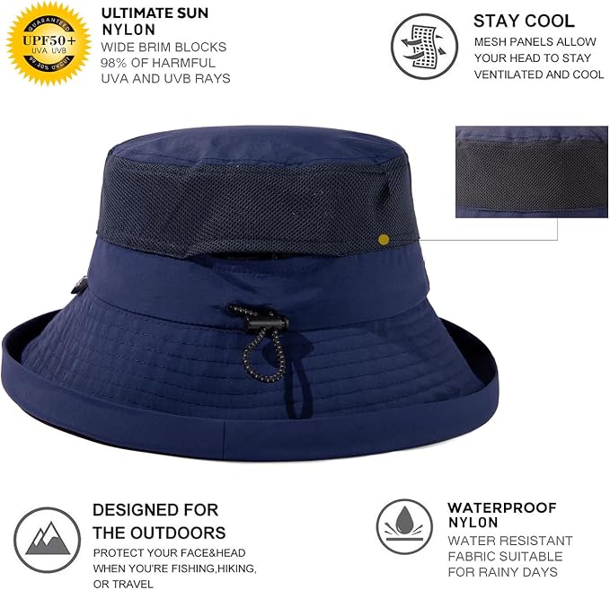TOP-EX XL/XXL Women’s Wide Brim Bucket Sun Hat - Image 5