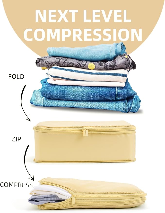 6 Set Compression Packing Cubes - Image 3