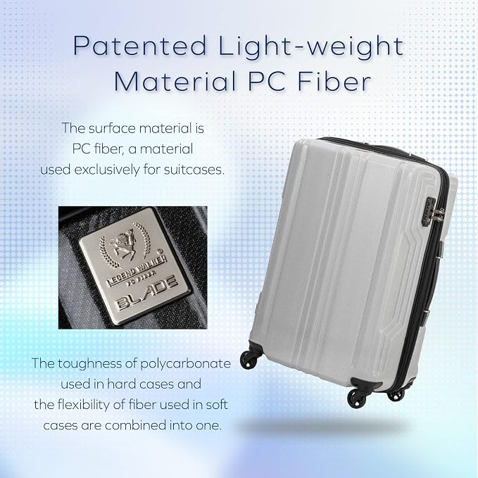 LEGEND WALKER BLADE-Ultralight PC Fiber Luggage, 5604-48-BKCB - Image 3