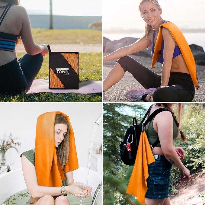 Microfiber Travel Towel, Soft Lightweight Quick Dry Towel, Super Absorbent - Image 5
