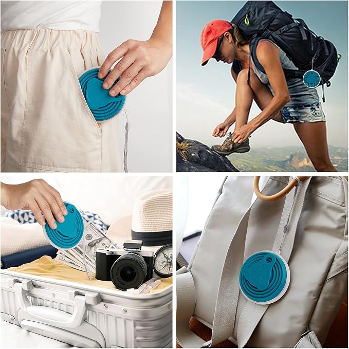 IYYI Silicone Collapsible Travel Cup, 9.22oz Folding Camping Cup - Image 4