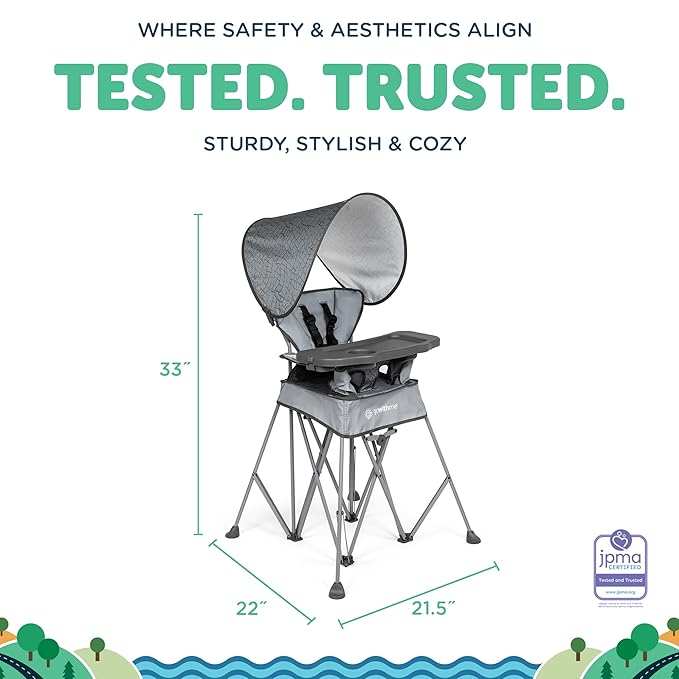 Baby Delight Go with Me Uplift Deluxe Portable High Chair | Travel High Chair | - Image 4