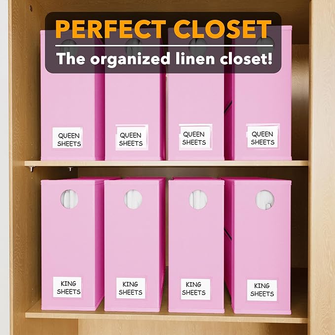 SpaceAid 8 Pack Bed Sheet Organizers and Storage, Foldable Organizer - Image 5
