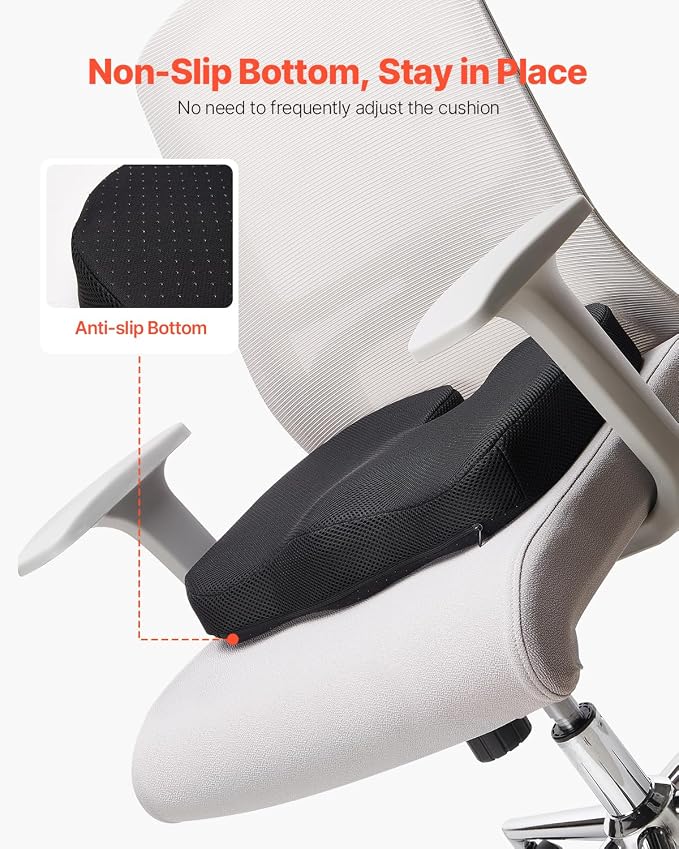 VEVOR Seat Cushion, Memory Foam Seat Chair Cushion - Image 5