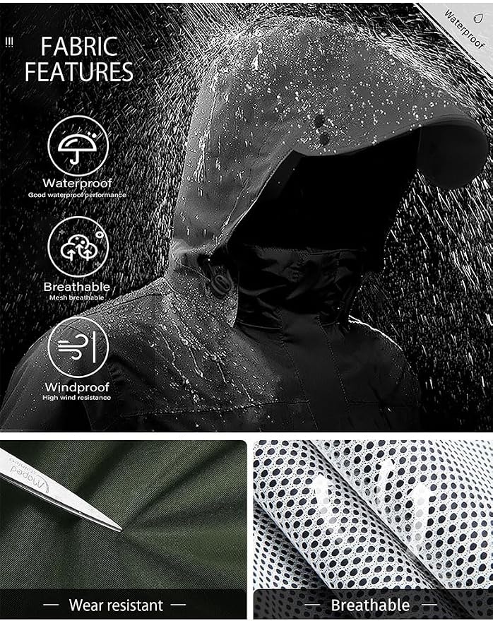 iCreek Rain Suit Waterproof Jacket - Image 3