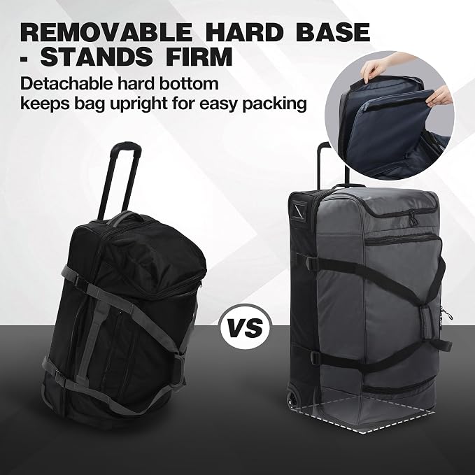 REDCAMP Large Rolling Duffle Bag - Image 3