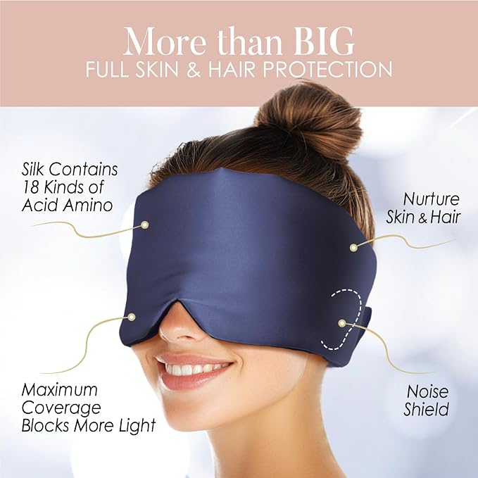 LULUSILK Reversible Mulberry Silk Sleep Mask - Image 5