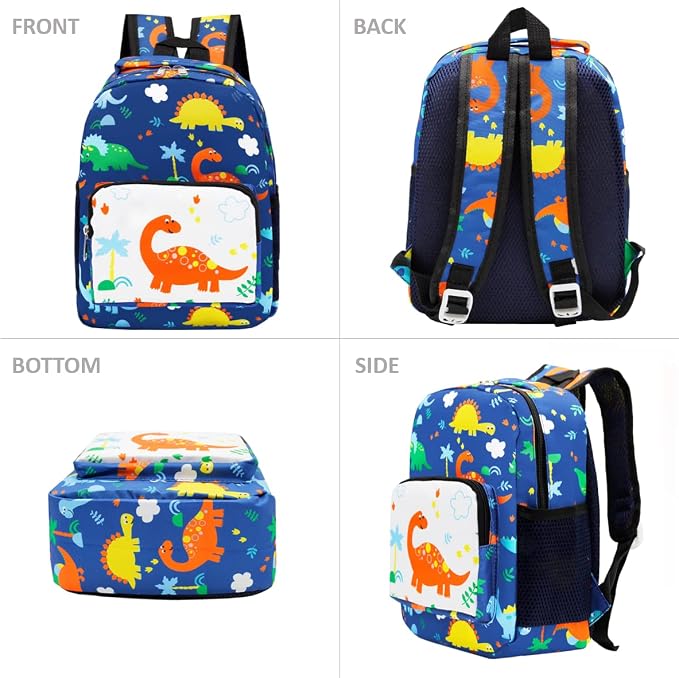 POWOFUN13 inch Kids Toddler Preschool Travel Backpack Cute Cartoon Backpack - Image 3