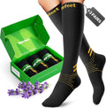 Compression Socks for Women Men 3 Pairs, Compression Stockings, Fragrance by Wakefeet