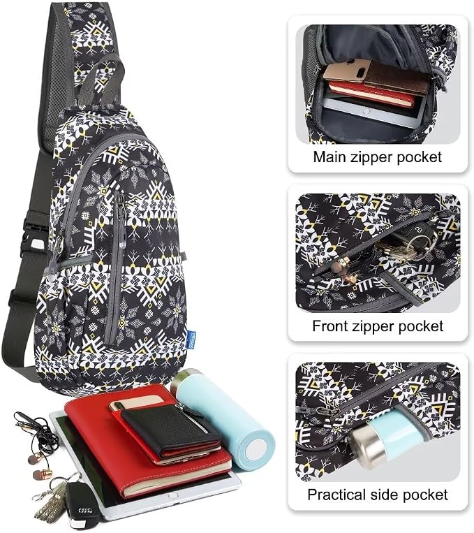 TITECOUGO Small Sling Bag, Lightweight Crossbody Backpack - Image 2