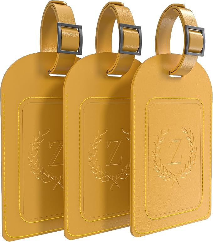 FESAS 3 Pack A-Z Alphabet Luggage Tags by Unknown