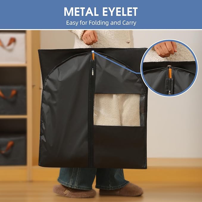 Garment Bags for Hanging Clothes, Jackets（2 Packs） - Image 3