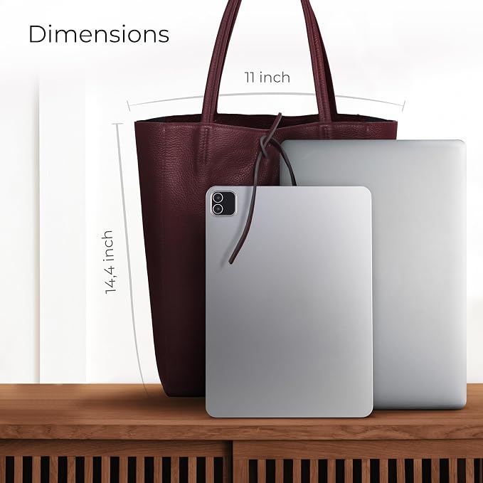 Italian Calf Leather Tote for Women - Image 2