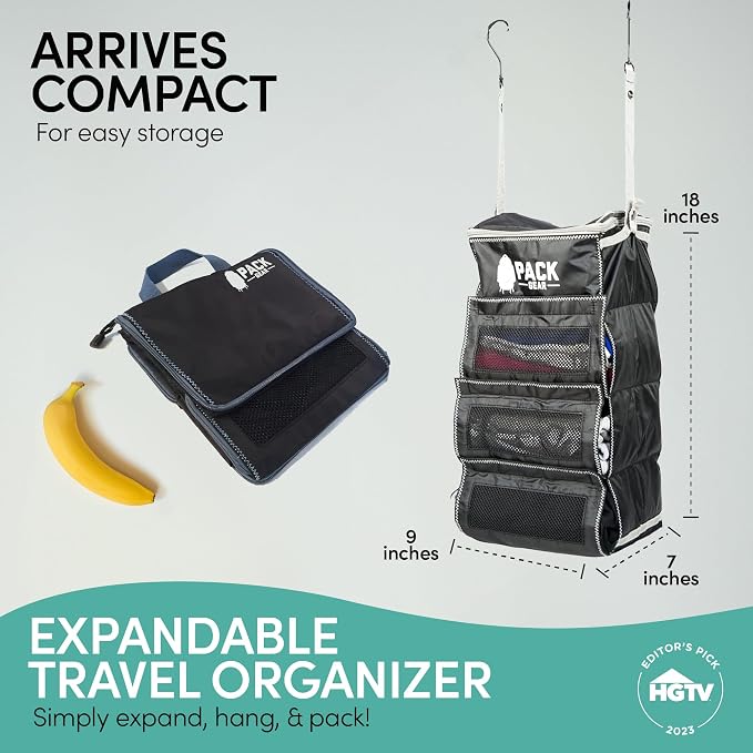 Pack Gear Hanging Luggage Organizer - Image 2