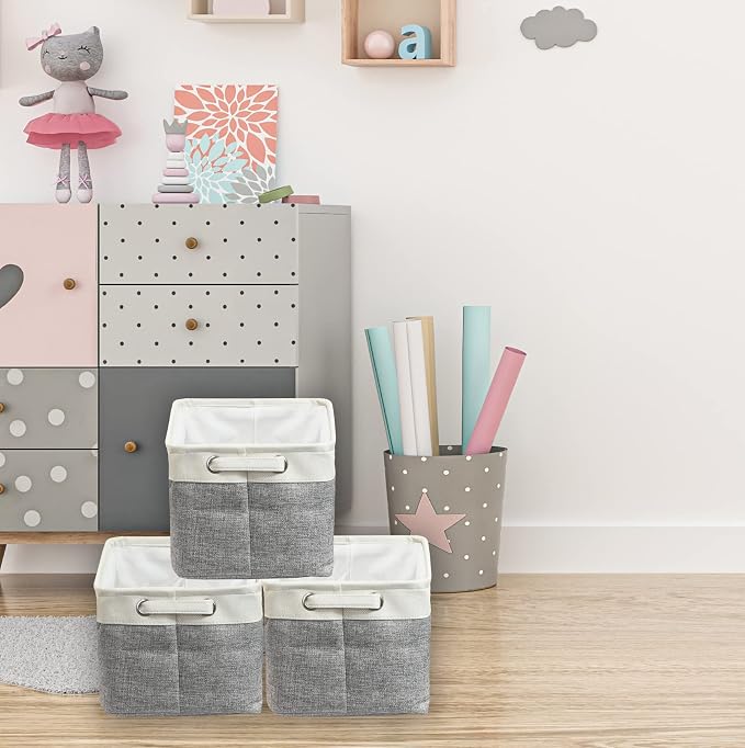 Simple Houseware 14.4" x 10" Fabric Storage Bin - Image 5