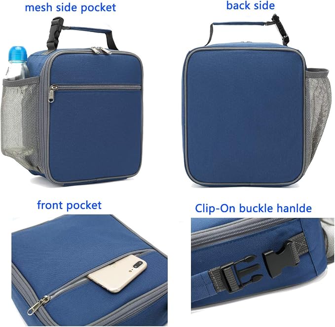FlowFly Kids Lunch box Insulated Soft Bag Mini Cooler Back to School Thermal - Image 5