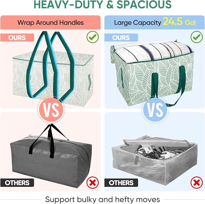 BALEINE 6-Pack Oversized Moving Bags - Image 4