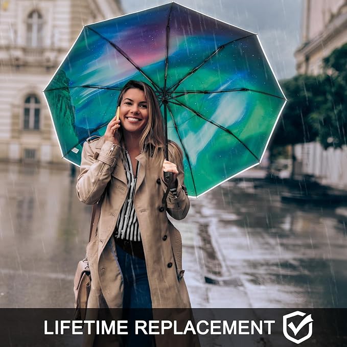 G4Free 42 Inch Eco Windproof Folding Umbrella - Image 7