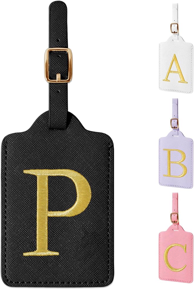 Personalized Initial Luggage Tags by izuzta