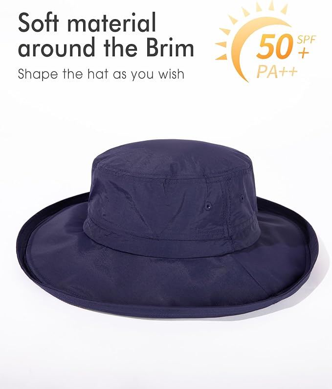 UV 50 Sun Hat for Women Wide Brim - Image 2