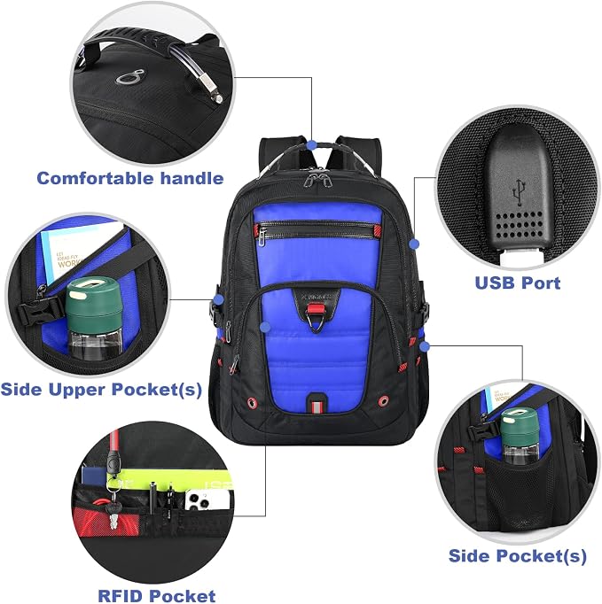 Z-MGKISS Extra Large Backpack, Travel Laptop Bag - Image 5