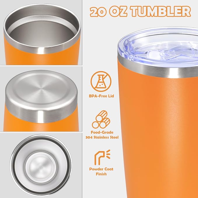 20oz Tumbler Bulk Stainless Steel Tumbler Cup - Image 3
