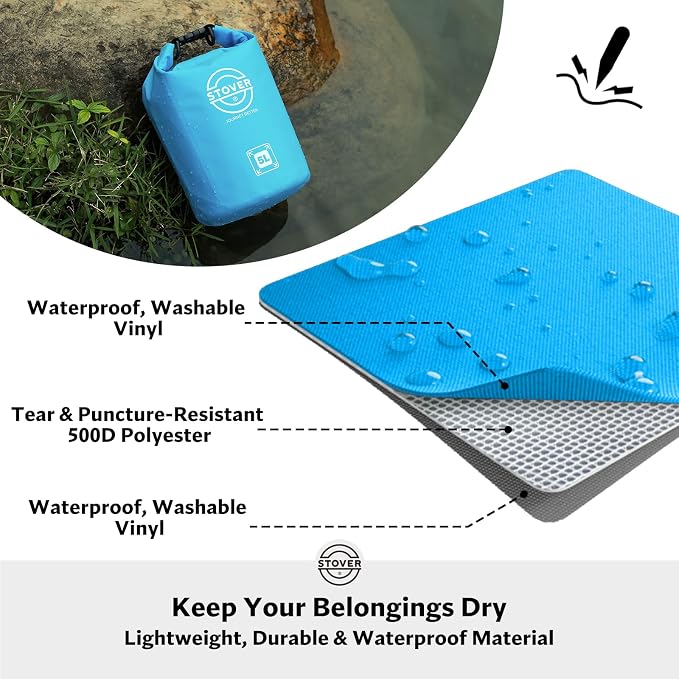 STOVER 5/10/25/30/40/55L Waterproof Backpack- Floating Dry Bag - Image 2