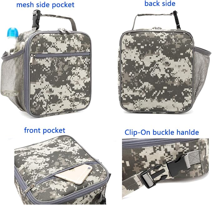 FlowFly Lunch box Insulated Soft Bag Mini Cooler Back to School Thermal Meal - Image 4