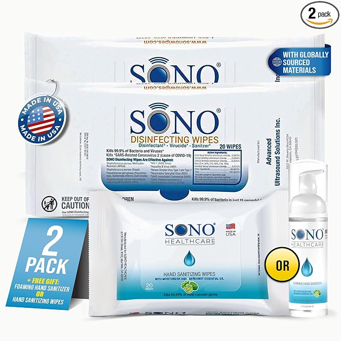 SONO Multi-Surface Disinfecting Wipes by SONO
