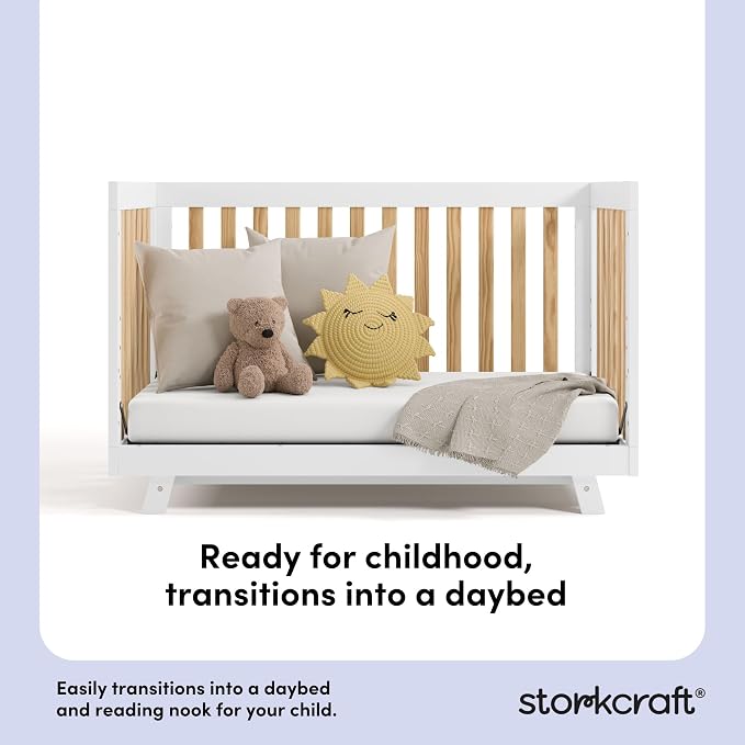 Storkcraft Beckett Grow-with-Me Convertible Crib – GREENGUARD Gold Certified - Image 6