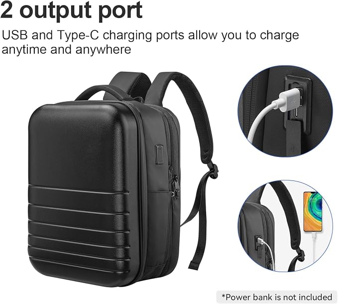 SOKOK Carry On Travel Backpack Waterproof Business Backpack Expandable - Image 5