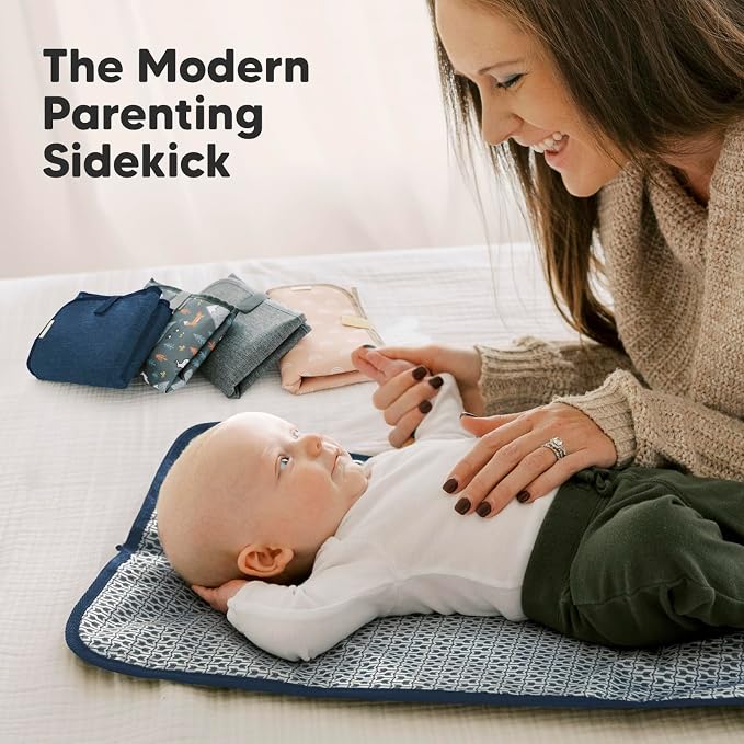 KeaBabies Portable Diaper Changing Pad, Easy Wipe Clean - Image 9