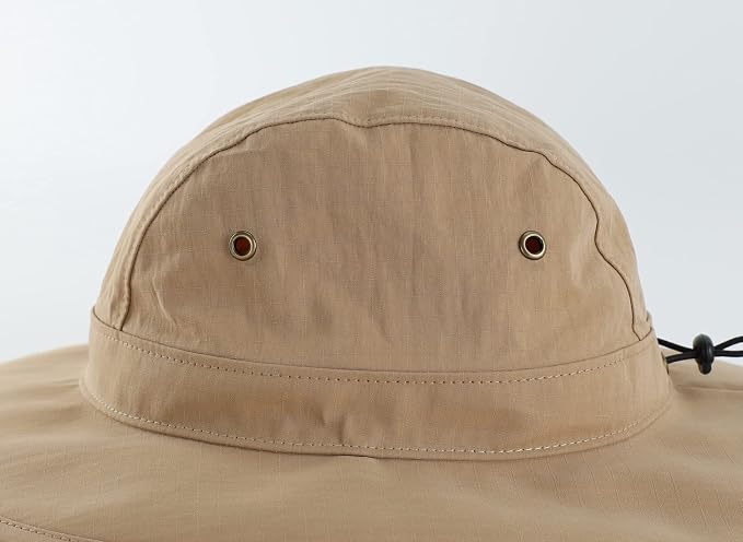Home Prefer Summer UPF 50+ Men's Bucket Sun Hat Wide Brim Fishing Hat Safari Hat - Image 6