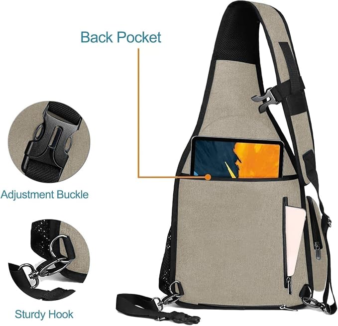 MOSISO Camera Bag Sling Backpack, DSLR/SLR/Mirrorless Full Open Camera Case - Image 4