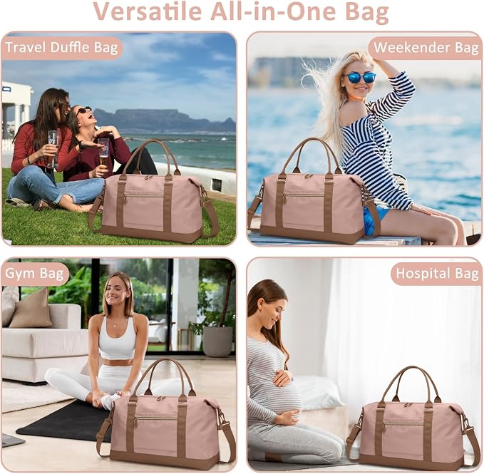 Travel Duffle Bag for Women, Weekender Bags, Hospital Bag for Labor Delivery - Image 6