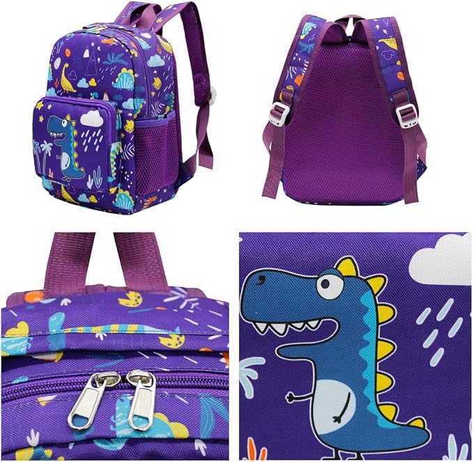 POWOFUN13 inch Kids Toddler Preschool Travel Backpack Cute Cartoon Backpack - Image 4