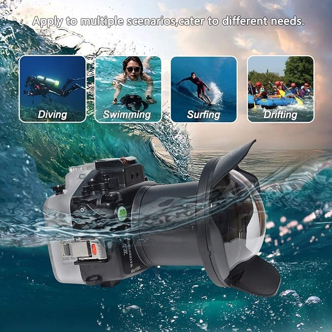 Sea frogs 40M/130ft Underwater Camera Housing Waterproof Case - Image 6