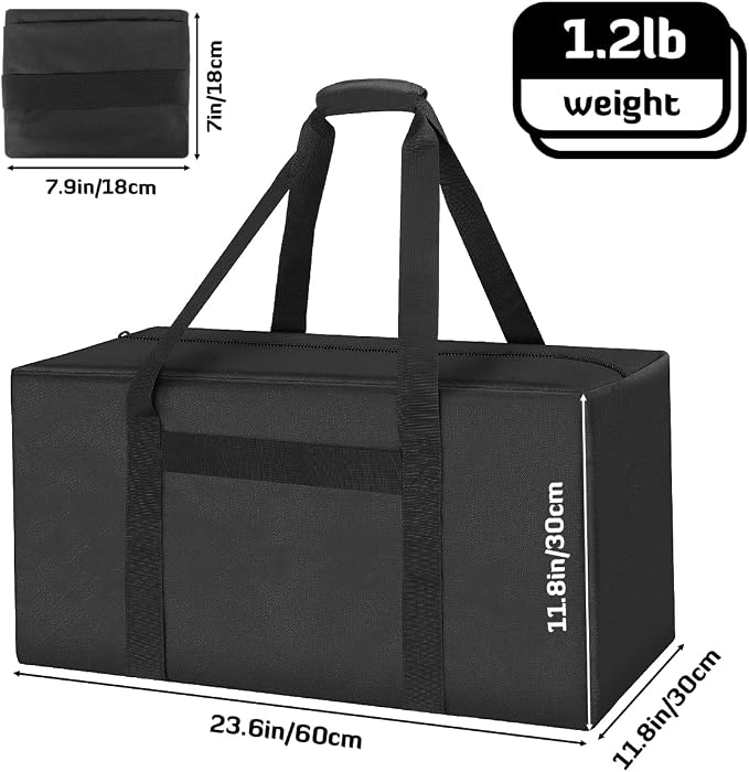 INFANZIA 24inch Sports Duffel Travel Bag, 56L Duffel Tote Bag - Image 3
