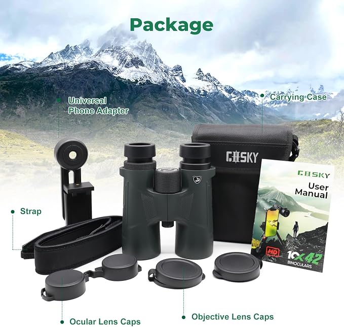 Gosky 10X42 HD Binoculars for Adults - Image 7